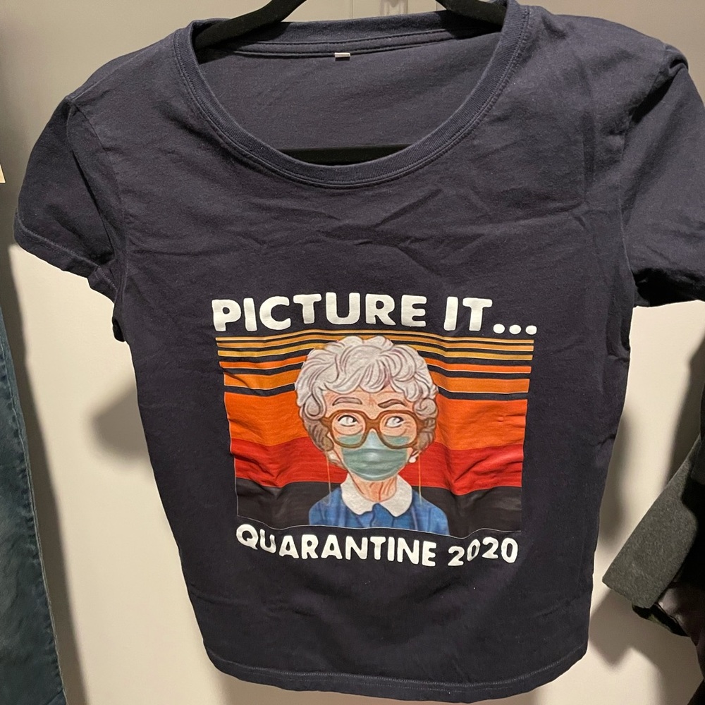 Funny Quarantine Shirt Size M